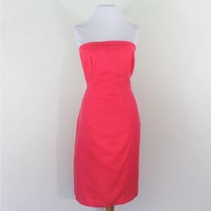 New Ann Taylor Pencil Dress 6 Pink Sleeveless S